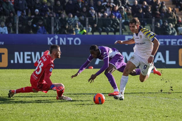 December 27, 2025, Parma: Parma™s Mateo Pellegrino in action during the Italian Serie A soccer match between Parma Calcio 1913 and ACF Fiorentina at the Stadio Ennio Tardini in Parma, Italy, 27 December 2025.ANSA Soccer: Serie A; Parma Vs Fiorentina  - ZUMAa110 20251227_zaf_a110_030 Copyright: xLorenzoxCattanix