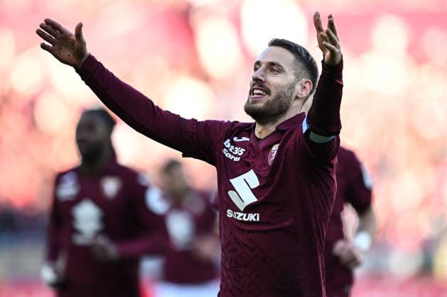 Cm Torino 27 12 2025 - campionato di calcio serie A Torino-Cagliari foto Cristiano Mazzi Image nella foto: esultanza gol Nikola Vlasic 