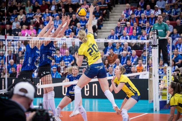 Volleyball, VBL, Allianz MTV Stuttgart - SSC Palmberg Schwerin