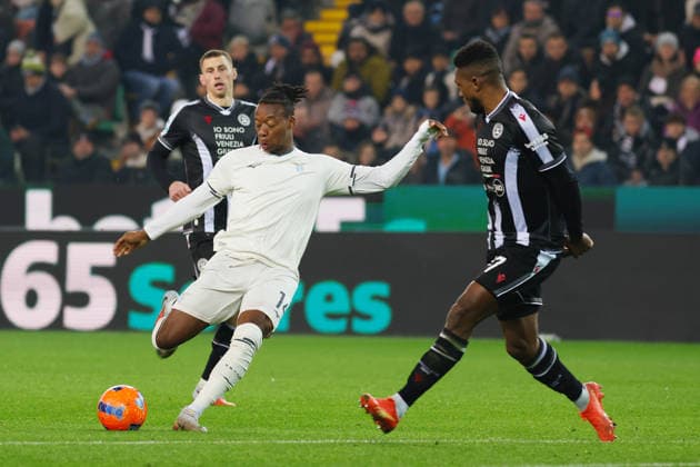 Lazio™s Tijjani Noslin during the Serie A soccer match between Udinese and Lazio at the Bluenergy Stadium in Udine, north east Italy - Saturday, December 27,2025 - soccer  Copyright: xAndreaxBressanutti LaPressex
