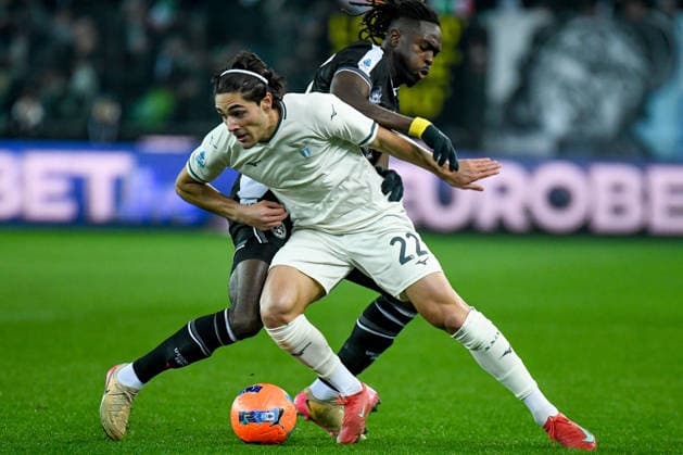 CALCIO - Serie A - Udinese Calcio vs SS Lazio Lazio s Gaetano Castrovilli in action during Udinese Calcio vs SS Lazio, Italian soccer Serie A match in Udine, Italy, December 27 2025 Udine Italy  Copyright: xIPAxSport ABACAx