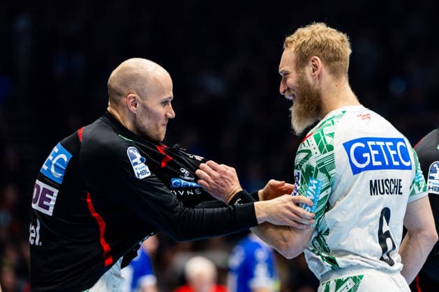 27 12 2025, GER, Handball, Men, Season 25 26, Daikin 1 Bl, 19 Matchday, ThSV Eisenach SC Magdeburg Matthias Musche SC Magdeburg , Philipp Weber SC Magdeburg 99817 Eisenach Werner Assmann Halle Am Sportp Thueringen Germany