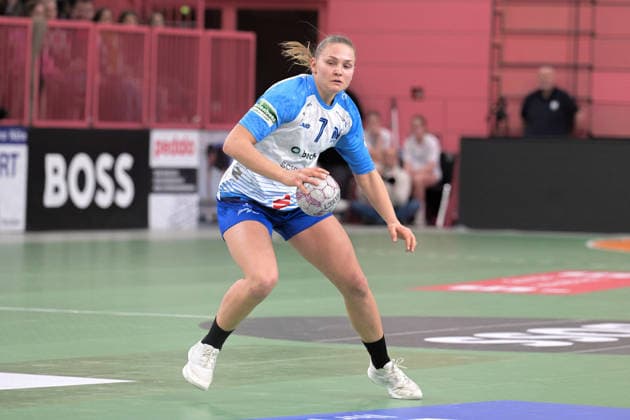 Angunn Gudmestad Sport Union Neckarsulm, 07 TusSies Metzingen vs Sport Union Neckarsulm, Handball, Alsco HBF, 9 League Matchday, Season 2025 2026, 27 12 2025 TusSies Metzingen vs Sport Union Neckarsulm, Handball, Alsco HBF, 9 League Matchday, Season 2025 2026, 27 12 2025 Tuebingen Copyright: xEibner-Pressefoto TobiasxBaurx EP_TBR