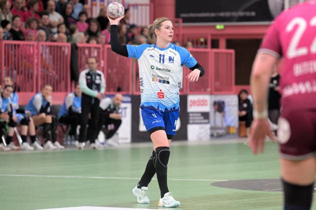 Annefleur Bruggeman Sport Union Neckarsulm, 11 TusSies Metzingen vs Sport Union Neckarsulm, Handball, Alsco HBF, 9 League Matchday, Season 2025 2026, 27 12 2025 TusSies Metzingen vs Sport Union Neckarsulm, Handball, Alsco HBF, 9 League Matchday, Season 2025 2026, 27 12 2025 Tuebingen Copyright: xEibner-Pressefoto TobiasxBaurx EP_TBR