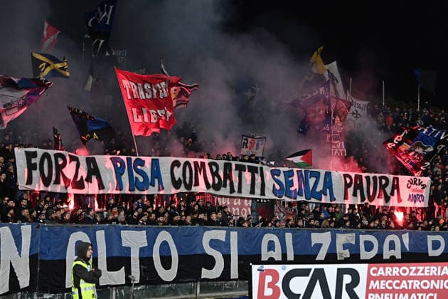 Mp Pisa 27 12 2025 - campionato di calcio serie A Pisa-Juventus foto Matteo Papini Image nella foto: tifosi Pisa 
