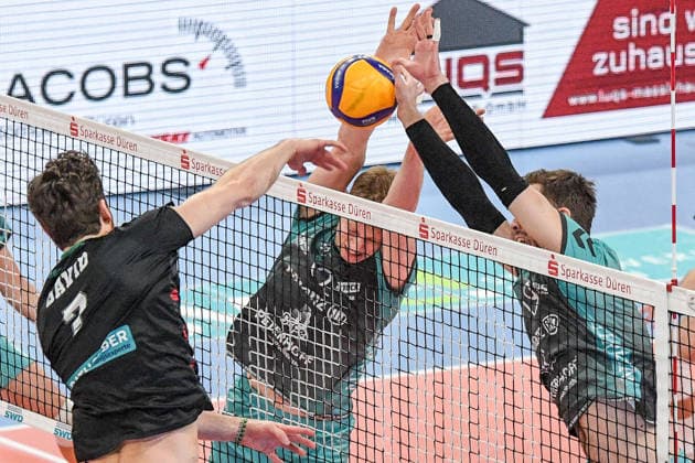 Volleyball, VBL, SWD Powervolleys Düren - TSV Haching Munich