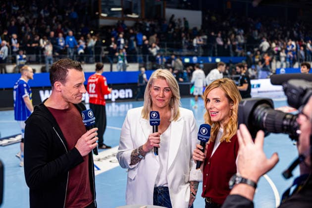 27 12 2025, GER, Handball, Men, Season 25 26, Daikin 1 Bl, 19 Matchday, ThSV Eisenach SC Magdeburg Dominik Klein Anja Althaus Stephanie Mueller Spirra 99817 Eisenach Werner Assmann Halle Am Sportp Thueringen Germany