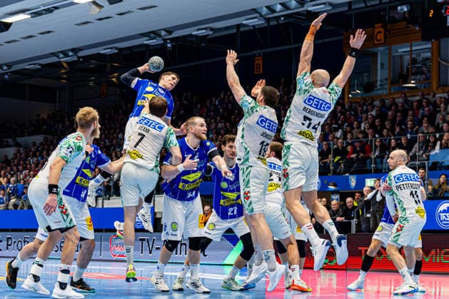 27 12 2025, GER, Handball, Men, Season 25 26, Daikin 1 Bl, 19 Matchday, ThSV Eisenach SC Magdeburg Vukasin Antonijevic ThSV Eisenach,41 99817 Eisenach Werner Assmann Halle Am Sportp Thueringen Germany