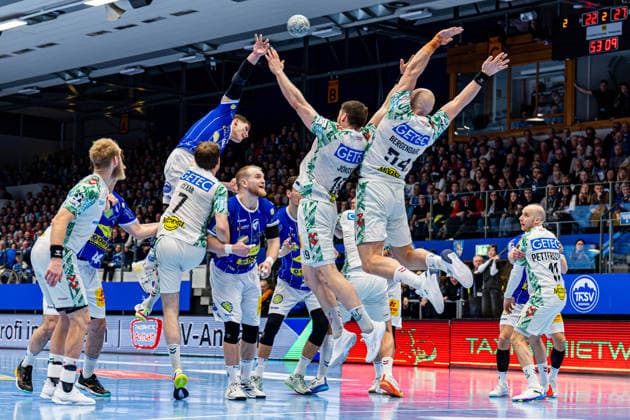 27 12 2025, GER, Handball, Men, Season 25 26, Daikin 1 Bl, 19 Matchday, ThSV Eisenach SC Magdeburg Vukasin Antonijevic ThSV Eisenach,41 99817 Eisenach Werner Assmann Halle Am Sportp Thueringen Germany