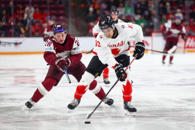 Ice Hockey, Junior World Championship, Latvia - Canada