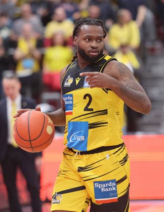 Ludwigsburg , easyCredit Basketball Bundesliga MHP Riesen Ludwigsburg vs Science City Jena , Tray Buchanan Riesen
