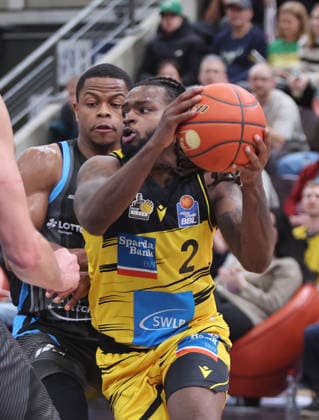Ludwigsburg , easyCredit Basketball Bundesliga MHP Riesen Ludwigsburg vs Science City Jena , Tray Buchanan Riesen