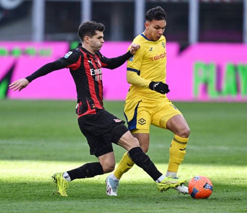 Db Milano 28 12 2025 - campionato di calcio serie A Milan-Hellas Verona foto Daniele Buffa Image nella foto: Christian Pulisic-Giovane 