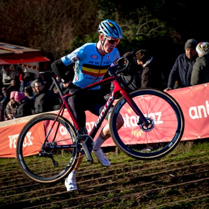 during the UCI Cyclo cross World Cup 2025 in DENDERMONDE, Belgium on 28 december 2025, photo by Marcel van Dorst EYE4images