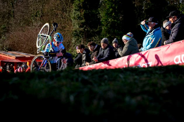 Arthur van den Boer during the UCI Cyclo cross World Cup 2025 men u23 in DENDERMONDE, Belgium on 28 december 2025, photo by Marcel van Dorst EYE4images DeFodi Images