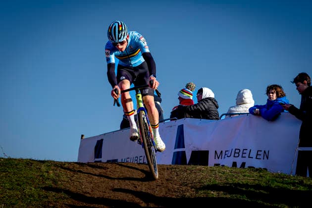 Arthur van den Boer during the UCI Cyclo cross World Cup 2025 men u23 in DENDERMONDE, Belgium on 28 december 2025, photo by Marcel van Dorst EYE4images DeFodi Images