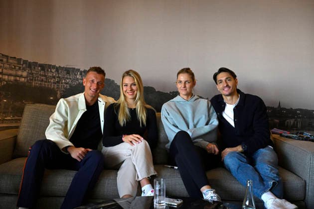 Tennis, Karolina Pliskova and Jiri Lehecka at the press conference