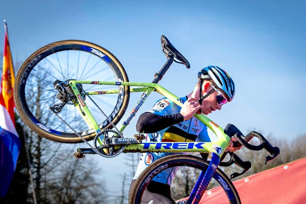 Arthur van den Boer during the UCI Cyclo cross World Cup 2025 men u23 in DENDERMONDE, Belgium on 28 december 2025, photo by Marcel van Dorst EYE4images DeFodi Images