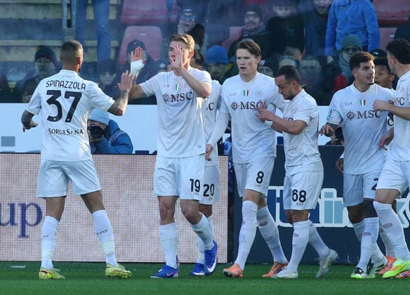 Napoli. Rasmus Hojlund esultanza. goal 0-1 during the Serie A soccer match between Cremonese and Napoli at the Giovanni Zini in Cremona, north west Italy - Sabato, 28 Dicembre 2025. - Soccer .  Copyright: xAlbertoxMariani LaPressex