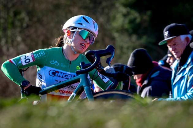 Carlotta Borello ITALIÃ during the UCI Cyclo cross World Cup 2025 Woman in DENDERMONDE, Belgium on 28 december 2025, photo by Marcel van Dorst EYE4images DeFodi Images