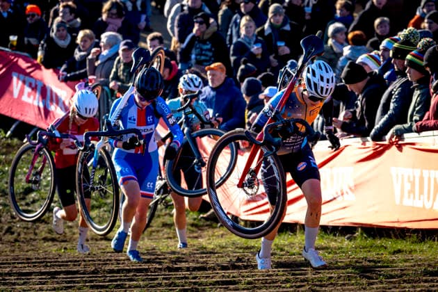 Layla Barthels LUXEMBOURG during the UCI Cyclo cross World Cup 2025 Woman in DENDERMONDE, Belgium on 28 december 2025, photo by Marcel van Dorst EYE4images DeFodi Images