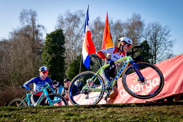 Lucinda Brand BALOISE GLOWI LIONS during the UCI Cyclo cross World Cup 2025 Woman in DENDERMONDE, Belgium on 28 december 2025, photo by Marcel van Dorst EYE4images DeFodi Images