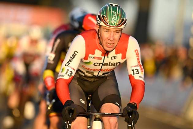 UCI Cyclocross World Cup 2025-2026 Dendermonde DENDERMONDE, BELGIUM - DECEMBER 28 : Sweeck Laurens (BEL) of Crelan-corendon during the 8th leg of the Dendermonde UCI Cyclocross World Cup 2025-2026 a cyclocross race for Men Elite on December 28, 2025 in Dendermonde, Belgium, 28 12 2025 ( Dendermonde Belgium  Copyright: xNicoxVereeckenx