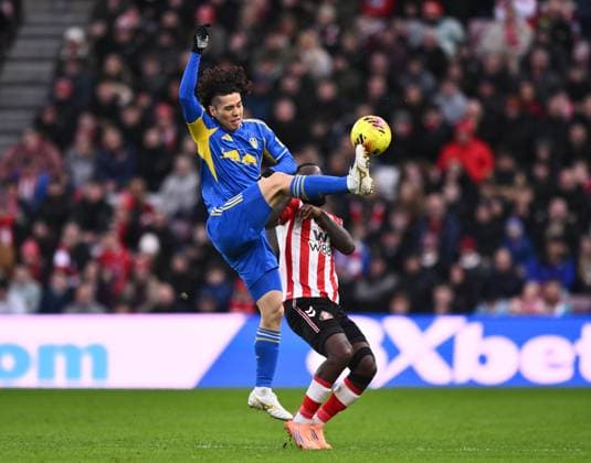 Ao Tanaka of Leeds United Sunderland v Leeds United, Premier League, Football, Stadium of Light, Sunderland, UK - 28 Dec 2025Sunderland Stadium of Light United Kingdom EDITORIAL USE ONLY No use with unauthorised audio, video, data, fixture lists, club league logos or live services. Online in-match use limited to 120 images, no video emulation. No use in betting, games or single club league player publications. Copyright: xRichardxLee Shutterstockx 16213166am