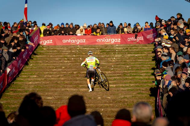 Toon Vandebosch CRELAN CORENDON during the UCI Cyclo cross World Cup 2025 in DENDERMONDE, Belgium on 28 december 2025, photo by Marcel van Dorst EYE4images DeFodi Images