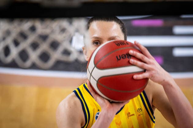 Basketball Berlin 28 12 2025 Season 2025 2026 DBBL 1 Bundesliga Alba Berlin BC Pharmaserv Marburg Lena Gohlisch Alba, No 12