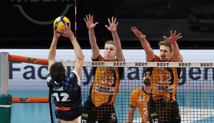 Volleyball, VBL, Berlin Recycling Volleys - WWK Volleys Herrsching