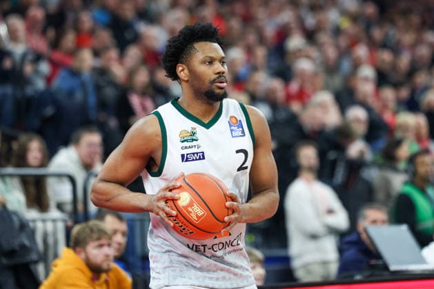 Dexter Akanno Vet Concept Gladiators Trier, 02 imt Ball, GER, FC Bayern Basketball vs Vet Concept Gladiators Trier, Basketball, easycredit Basketball Bundesliga, 11 Matchday, Season 2025 2026, 28 12 2025, GER, FC Bayern Basketball vs Vet Concept Gladiators Trier, Basketball, easycredit Basketball Bundesliga, 11 Matchday, Season 2025 2026, 28 12 2025 Munich Copyright: xEibner-Pressefoto JennixMaulx EP_JML