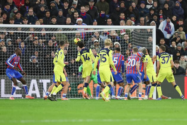 28th December 2025; Selhurst Park, Selhurst, London, England; Premier League Football, Crystal Palace versus Tottenham Hotspur; Archie Gray of Tottenham Hotspur scores in the 42nd minute for 0-1  IanxStephen