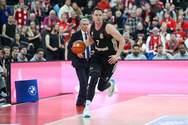 Johannes Voigtmann FC Bayern Basketball, 07 , GER, FC Bayern Basketball vs Vet Concept Gladiators Trier, Basketball, easycredit Basketball Bundesliga, 11 Matchday, Season 2025 2026, 28 12 2025, GER, FC Bayern Basketball vs Vet Concept Gladiators Trier, Basketball, easycredit Basketball Bundesliga, 11 Matchday, Season 2025 2026, 28 12 2025 Muenchen Copyright: xEibner-Pressefoto JennixMaulx EP_JML