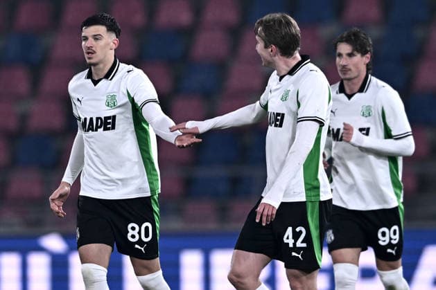 Mp Bologna 28 12 2025 - campionato di calcio serie A Bologna-Sassuolo foto Matteo Papini Image nella foto: esultanza gol Tarik Muharemovic 