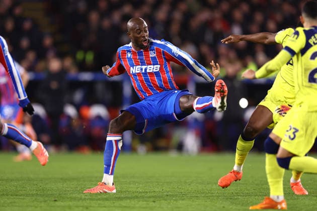 Crystal Palace gegen Tottenham Hotspur 28. Dezember 2025, London Premier League Fußball Crystal Palace gegen Tottenham Hotspur Jean Philippe Mateta von Crystal Palace Foto Jacques Feeney Abseits London UK  Copyright: xJacquesxFeeneyx xOffsidexOffside