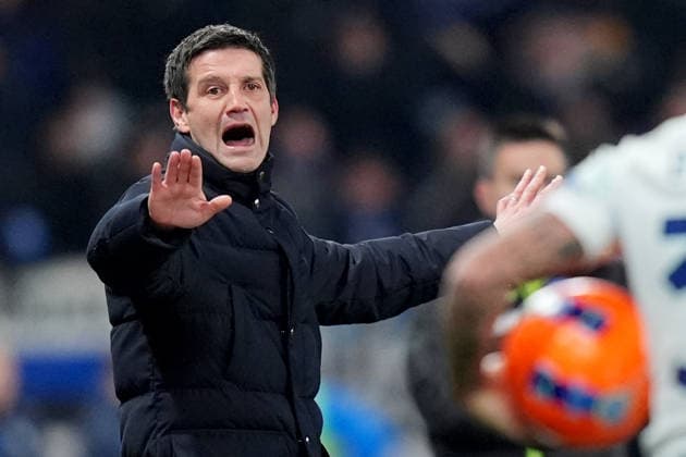 Inter Milan™s head coach Cristian Chivu during the Serie A soccer match between Atalanta and Inter at the New Balance Stadium in Bergamo , north Italy - Sunday , December 28 , 2025. - Soccer .  Copyright: xSpada LaPressex