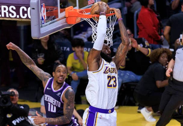 Basketball, NBA, Los Angeles Lakers - Sacramento Kings