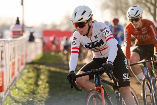 Cyclo cross, UCI World Cup Dendermonde Women Elite, 28 12 2025 Nadja Heigl AUT Dendermonde Belgium Copyright: xMarcelxHilgerx