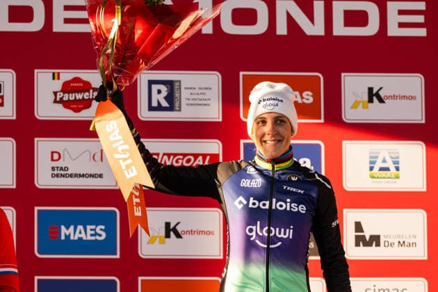 Cyclo cross, UCI World Cup Dendermonde Women Elite, 28 12 2025 Lucinda Brand NED Dendermonde Belgium Copyright: xMarcelxHilgerx