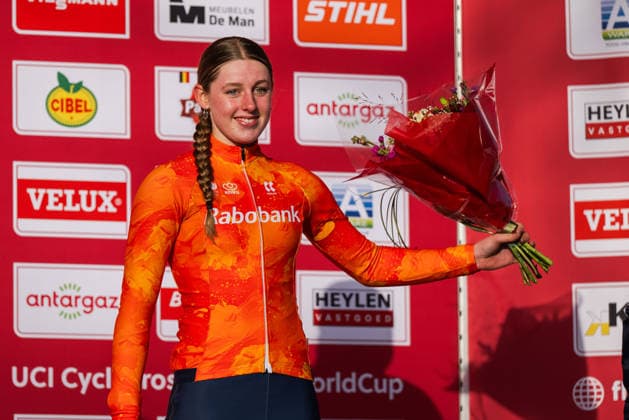 Cyclo cross, UCI World Cup Dendermonde Junior Women, 28 12 2025 VERSLUIS Isis NED Dendermonde Belgium Copyright: xMarcelxHilgerx