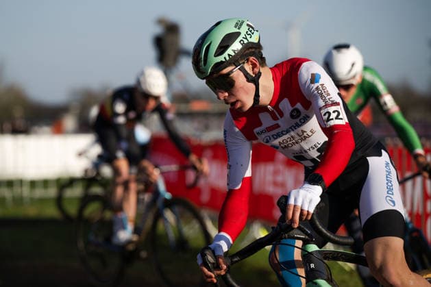 Cyclo cross, UCI World Cup Dendermonde U23 Men, 28 12 2025 SPARFEL Aubin FRA Dendermonde Belgium Copyright: xMarcelxHilgerx