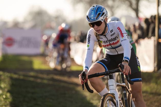 Cyclo cross, UCI World Cup Dendermonde Women Elite, 28 12 2025 VAN DER HEIJDEN Inge NED Dendermonde Belgium Copyright: xMarcelxHilgerx