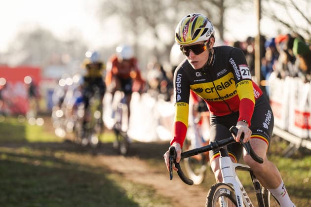 Cyclo cross, UCI World Cup Dendermonde Women Elite, 28 12 2025 NORBERT RIBEROLLE Marion BEL Dendermonde Belgium Copyright: xMarcelxHilgerx
