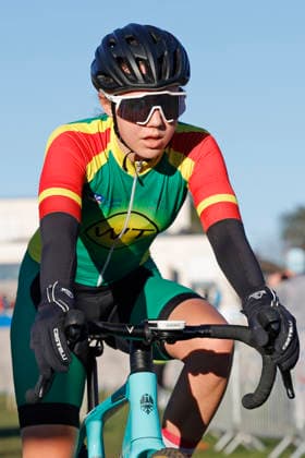 28 12 2025 Cycling Darmstädter Cyclo Cross race at the Radrennbahn in preparation for the DM German Championships in Bensheim 10 11 1 202 here Youth U17w start number 311 Denise Schulz RSV Edelweiss Oberhausen Darmstadt Hessen Germany