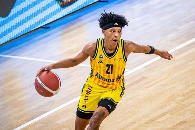Basketball Berlin 28 12 2025 Season 2025 2026 DBBL 1 Bundesliga Alba Berlin BC Pharmaserv Marburg Deeshyra Thomas Alba, No 21
