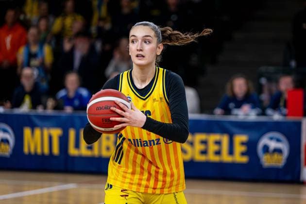 Basketball Berlin 28 12 2025 Season 2025 2026 DBBL 1 Bundesliga Alba Berlin BC Pharmaserv Marburg Lilli Schultze Alba, No 16