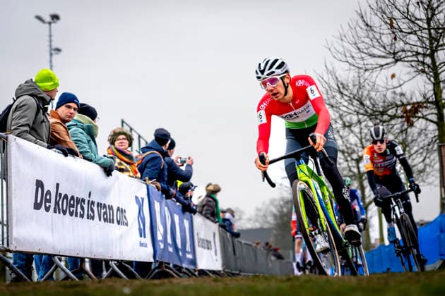 Barnabas Vas MBH COLDPACK BALLAN during the X²O Badkamers Trofee 2025 men U23 in LOENHOUT, Belgium on 29 december 2025, photo by Marcel van Dorst EYE4images DeFodi Images