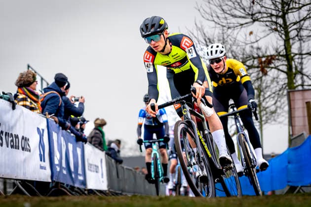 Patrik Lienert ÄaEZ CYKLO TEAM TÃBOR during the XÂ²O Badkamers Trofee 2025 men U23 in LOENHOUT, Belgium on 29 december 2025, photo by Marcel van Dorst EYE4images DeFodi Images
