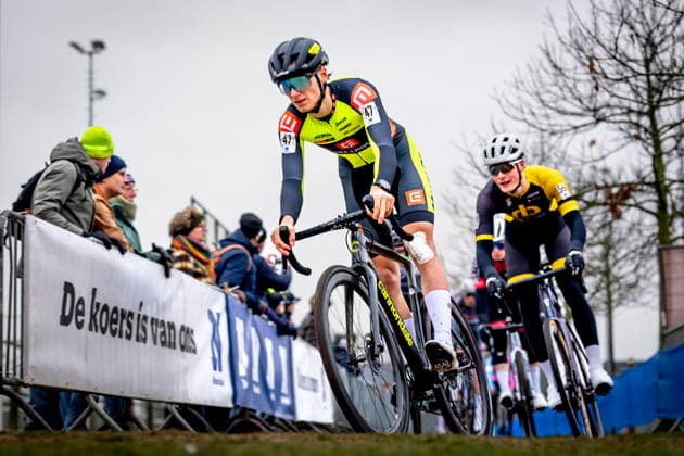 Patrik Lienert ÄaEZ CYKLO TEAM TÃBOR during the XÂ²O Badkamers Trofee 2025 men U23 in LOENHOUT, Belgium on 29 december 2025, photo by Marcel van Dorst EYE4images DeFodi Images